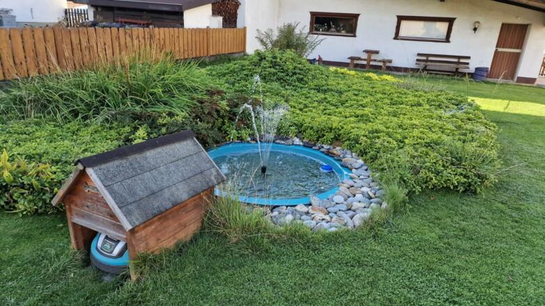 Garten-Springbrunnen