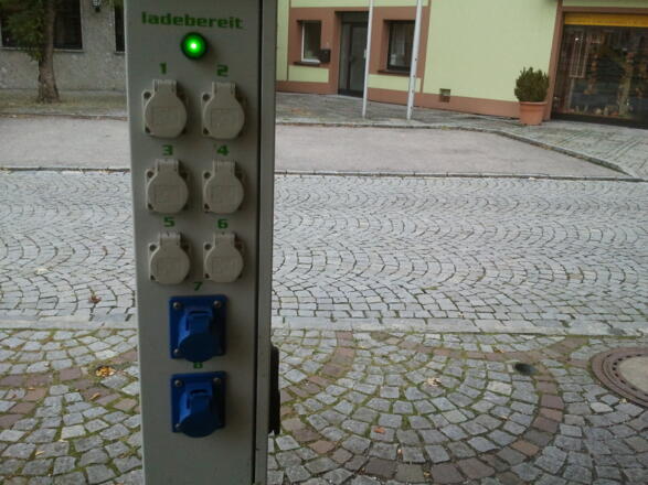E-Tankstelle Ulrichsberg - Steckdosen