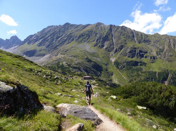 Nach dem "Übergschritt" geht es in wenigen Minuten zur Sulzenauhütte.