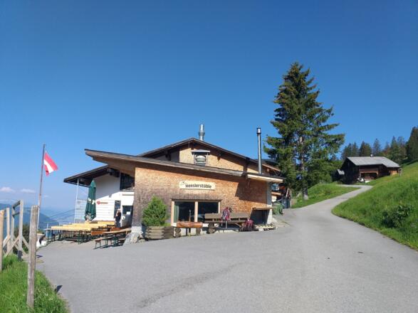 Henslerstube an der Bergstation der Seilbahn