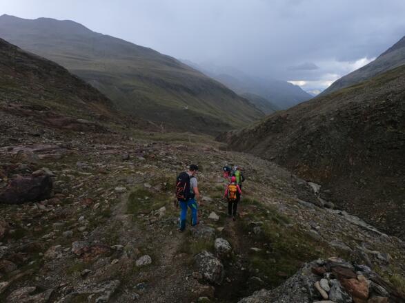 Kurz vorm Hochjoch-Hospiz