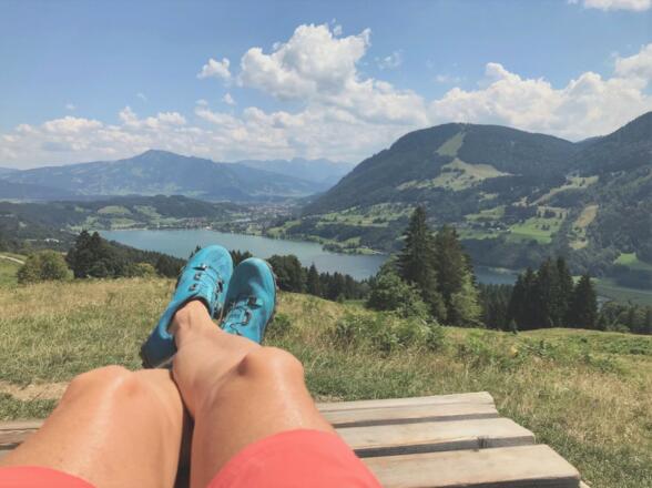 Schöner Rastplatz am Alpsee-Tiefblick
