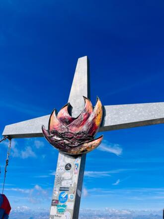 Gipfelkreuz auf der Weißkugel