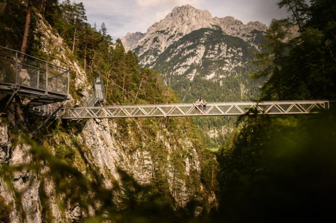 Brücke in der Leutascher Geisterklamm