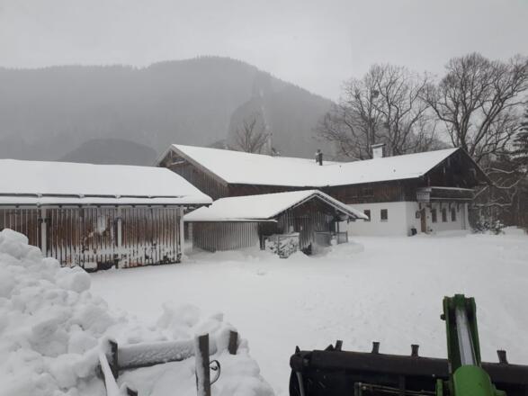 Winterliche Schlipfgrubalm