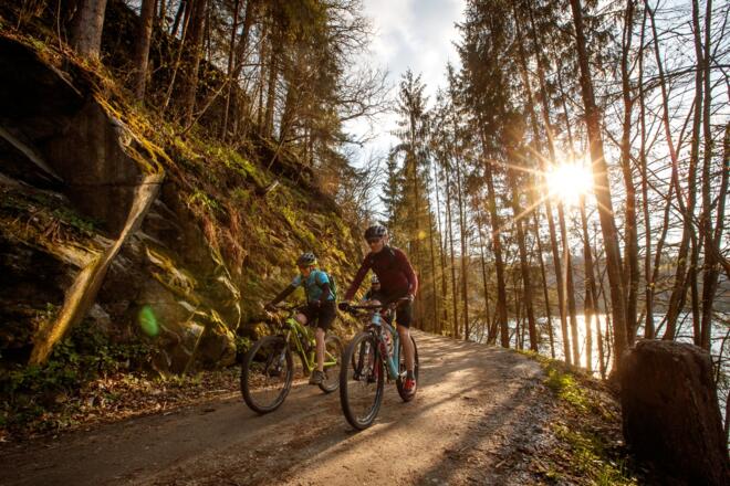 Mountainbiken im Mühlviertler Granitland
