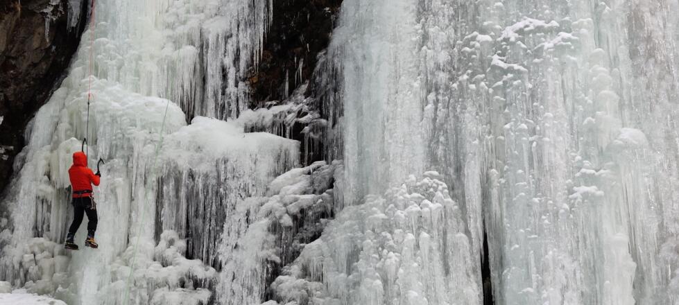 im linken Eisfall