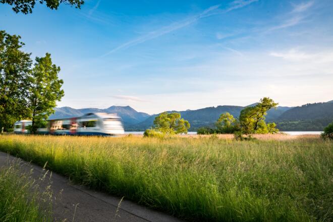 Landschaft zwischen Miesbach und Neuhaus