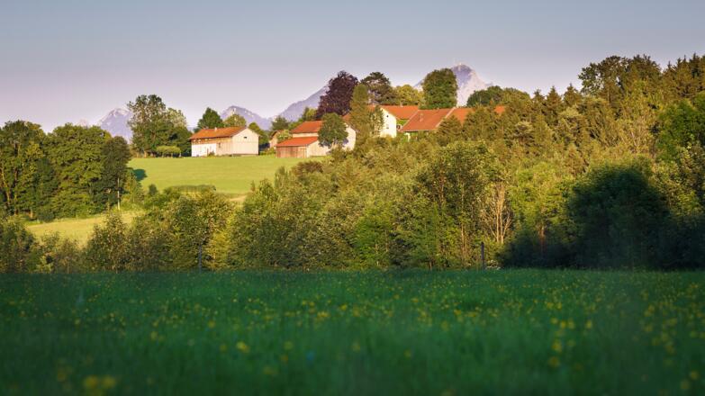 Blick auf Miesbach