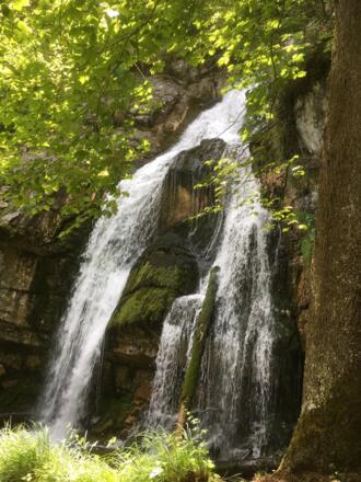 Wasserfall oberhalb vom Königssee