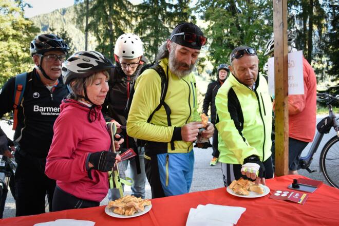 Leckere Schmankerl bei der e-Bike Gauditour