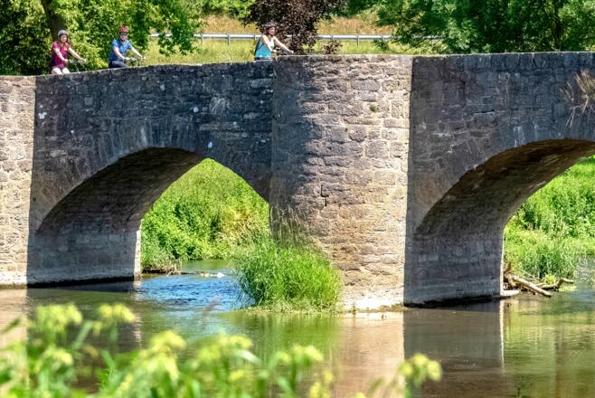 Die Brücke in Tauberrettersheim