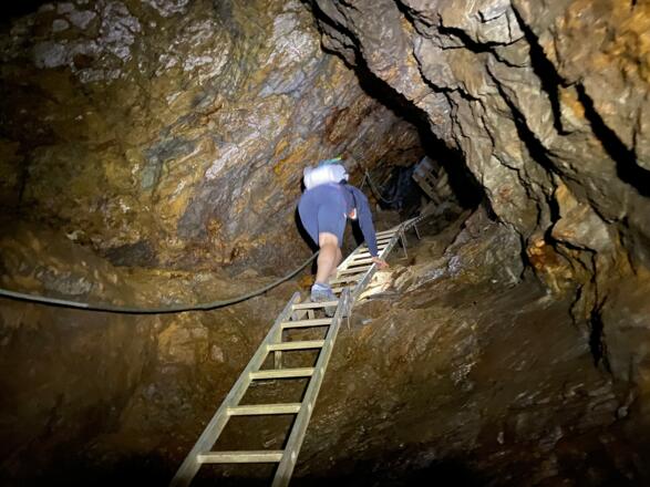 Lange Leiter in den Himmelskönigin-Stollen