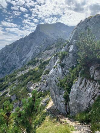 Mandlgrat Blickrichtung Hoher Göll