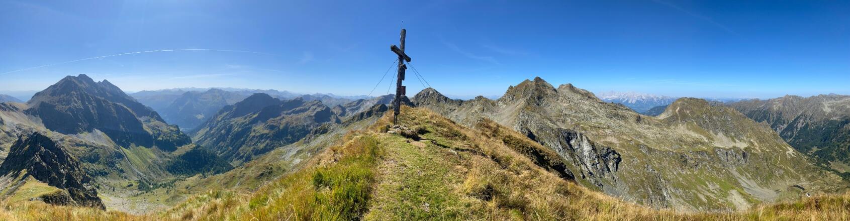 Zinkwand Gipfelpanorama