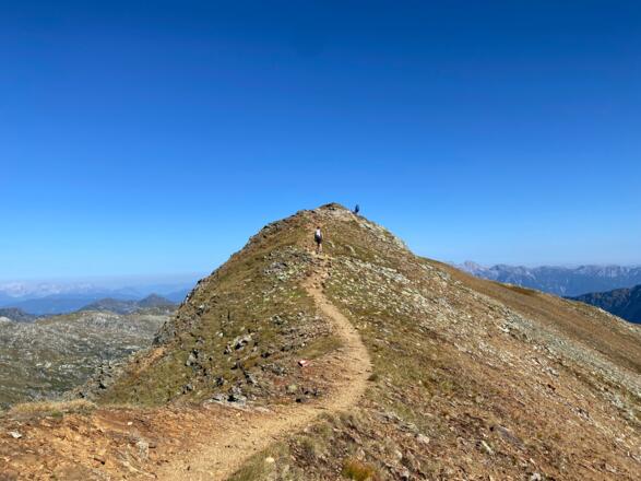 Die letzten Meter auf die Rotmandlspitze