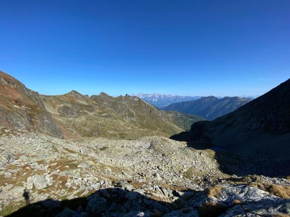 Blick von der Krukeckscharte Richtung Dachstein