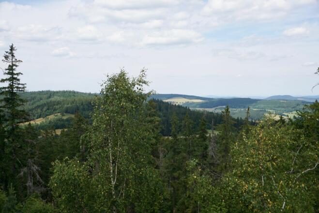 Fernsicht vom Güntherfelsen