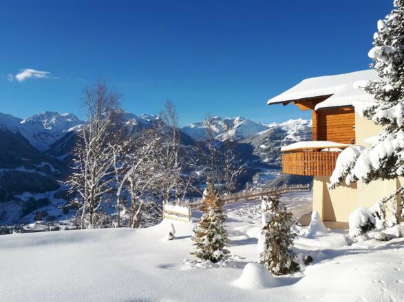 Chaletansicht Winter