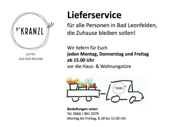 s'KRANZL Lieferservice Gutes aus der Region