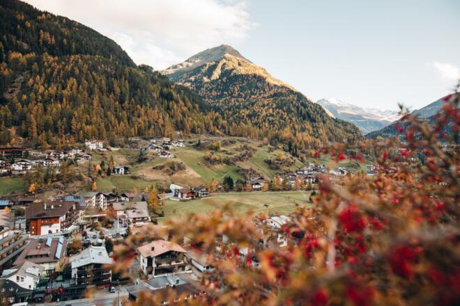 Ortsaufnahme Sölden Herbst