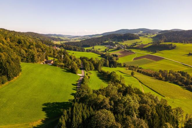 Luftaufnahme Ferienwohnung