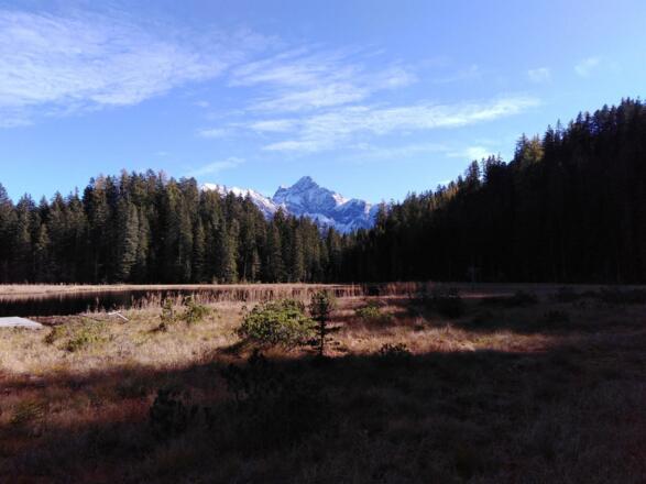 Ambergsee/Blindsee im Hintergrund der Acherkogel