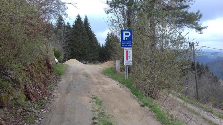 Ruine Ruttenstein - Besucherparkplatz 1