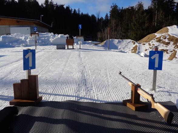 Laser-Biathlon in der Sport Arena Liebenau
