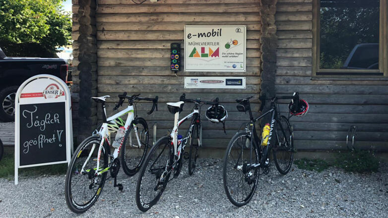 E-Bike Ladestation bei der Schutzhütte Ruttenstein