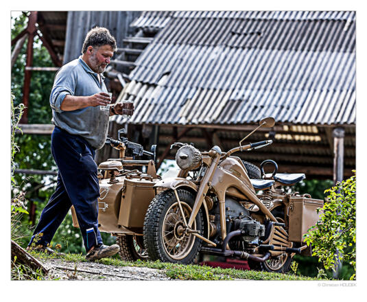Erich Fragner - Besitzer des Motorradmuseums in St. Georgen am Walde
