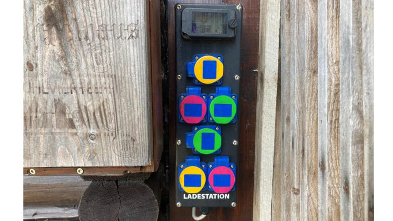 E-Bike Ladestation beim Moor Treff (Tanner Moor)