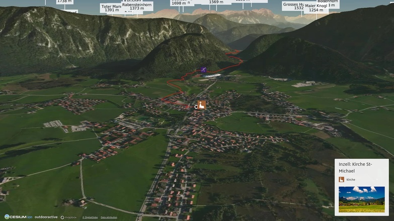 Pilgerweg im Chiemgau: St. Rupert-Weg: Inzell - Bad Reichenhall