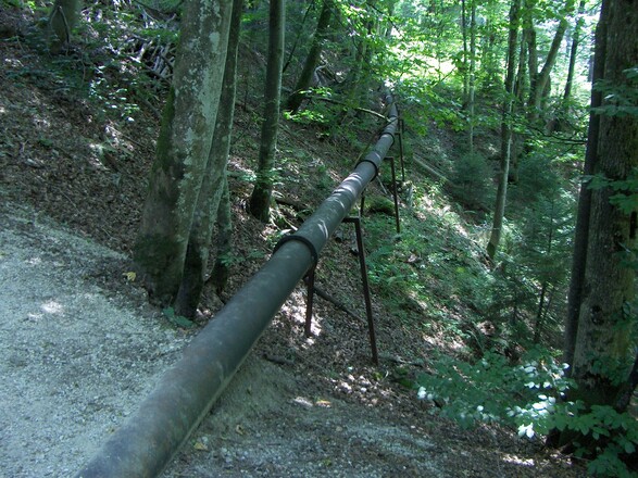 Reste der alten Soleleitung