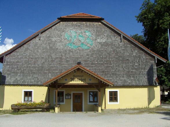 Das Gasthaus Auwirt. 