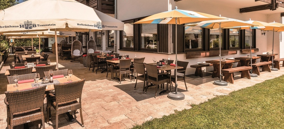 Restaurant Zeitlos Inzell Sommerterrasse