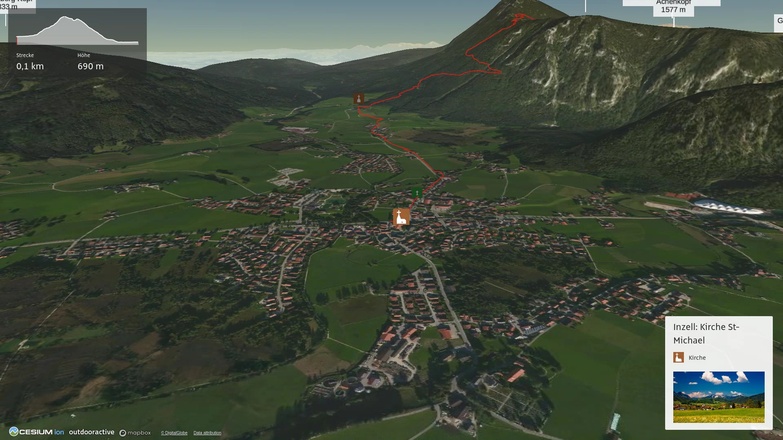 Pilgerweg im Chiemgau: St. Rupert-Weg: Variante alpin nach Bad Reichenhall