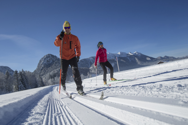 Bestens gespurte Loipen in Inzell