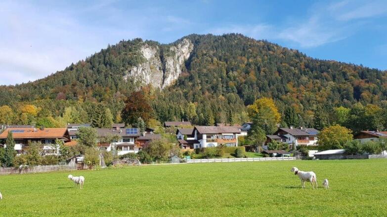 Blick zum Heldenkreuz