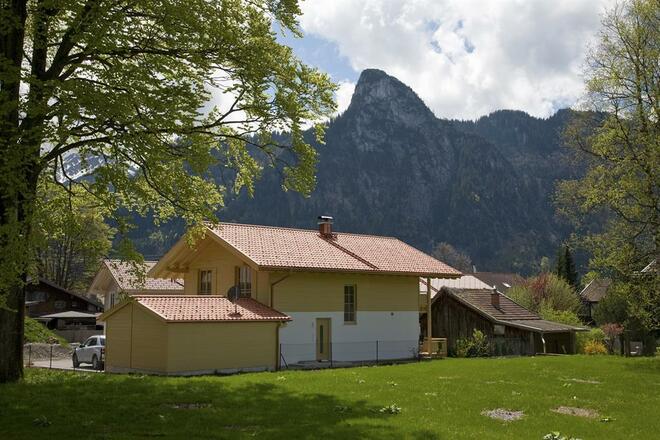 Das Haus von der Nordseite mit Kofelblick