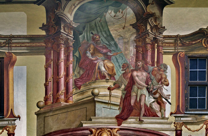 Gemälde am Pilatushaus