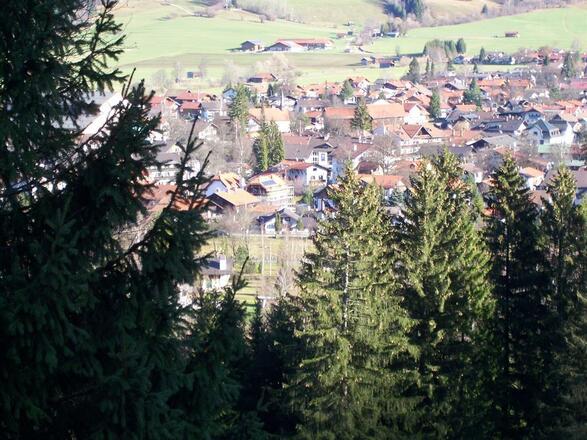 Blick von der Kreuzigungsgruppe