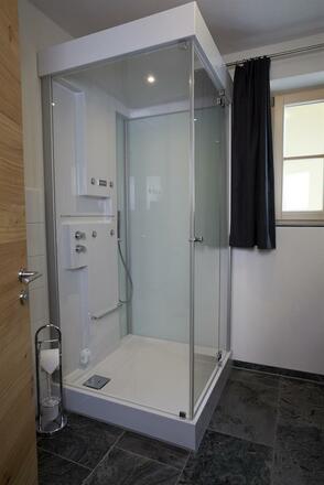 Die Alternative zur Sauna, eine Dampfdusche!