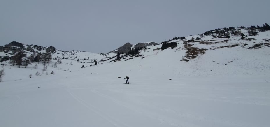 Vor der Jakoberalm wird nach Westen gedreht...