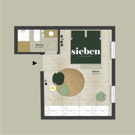 © SIEBEN an der Donau_Room Plan