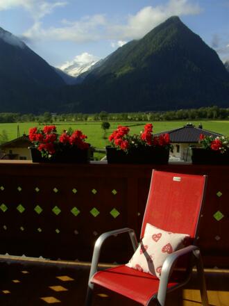 Panorama vom Balkon Sommer