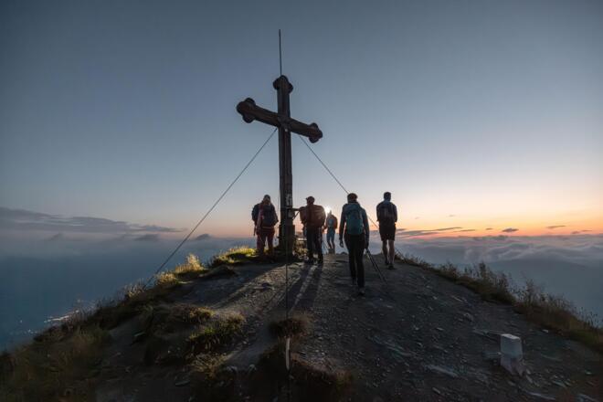 Sonnenaufgang am Wiedersberger Horn 2023