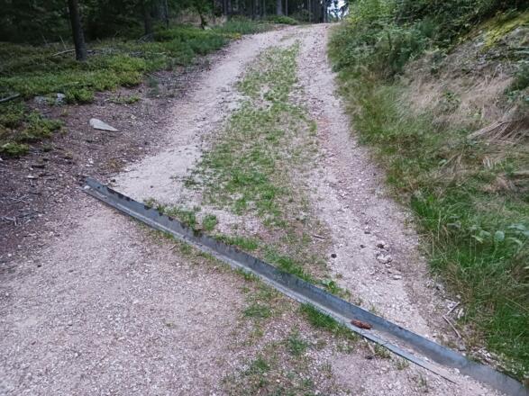 Hindernis 3 Wasserrinne