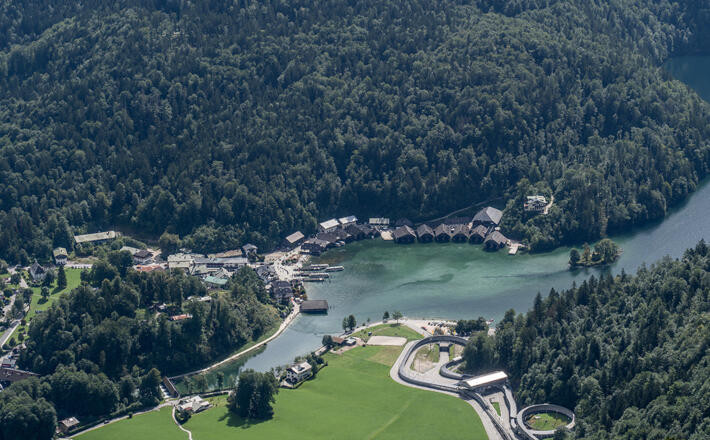 Tiefblick zum Königssee