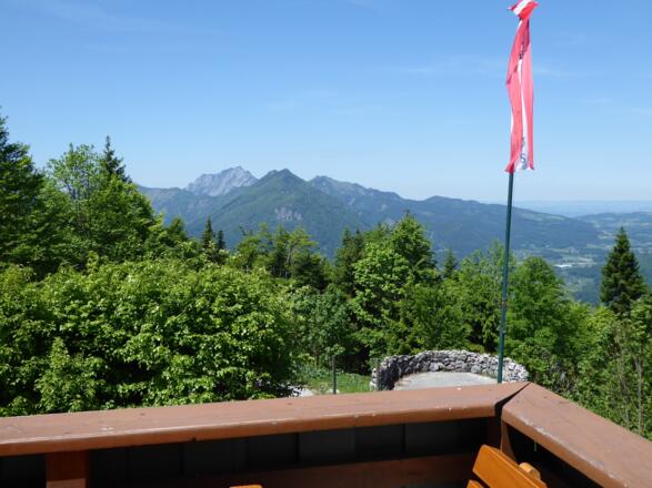 Blick vom Hochberghaus gegen Traunstein